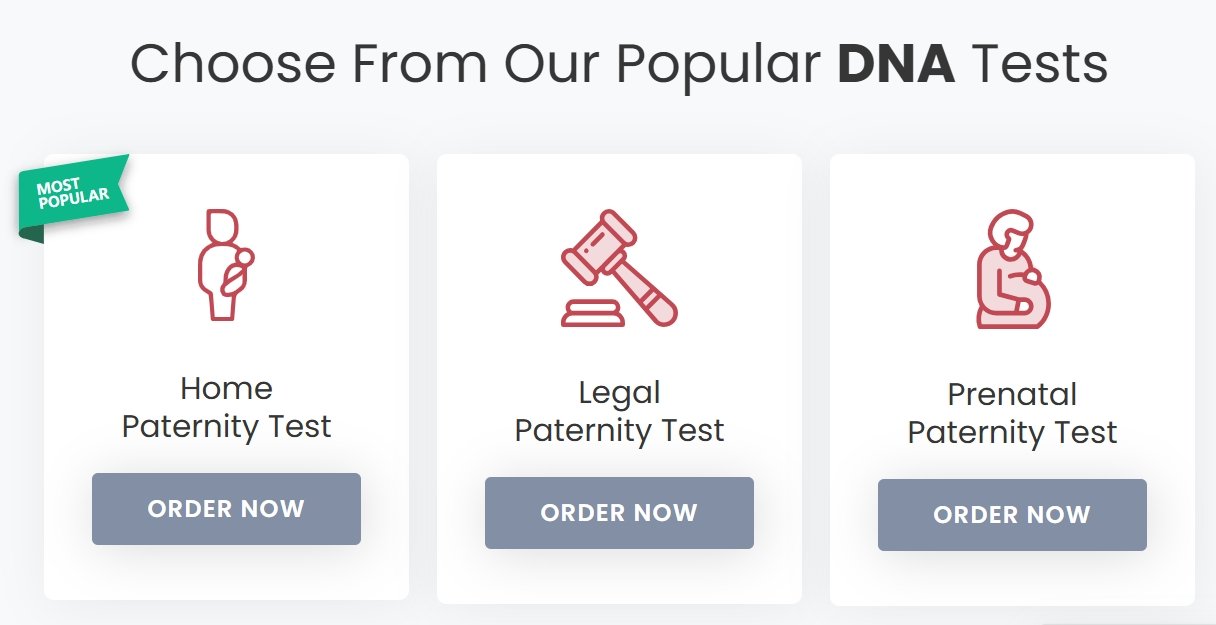 Order Home Paternity Testing kit — click to buy securely